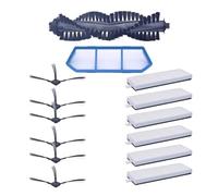 MezHi Main Brush Filter For Side Brush HEPA Mops Kit For Replacement Of Spare Parts For A4 A4s A40 Robotic Vacuum Cleaner (Color : Set for a40s-01)