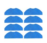 MezHi Main Side Brush Filter HEPA Mop Cloth For X-PLORER 75 S+ RR8567WH RR8587WH Robot Vacuum Cleaner Spare Parts Accessories (Color : 8 Mops)
