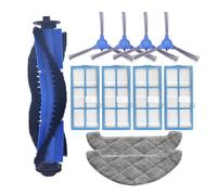 MezHi Replacement For 850T/850P For D5/D5S Robot Vacuum Cleaner Parts Main Side Brush Mop Cloth Hepa Filter Rags (Color : Set 3)