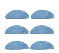 MezHi Robotic Vacuum Cleaner Sparts Parts Kits Roller Main Side Brush Cloth Mop Filter Hepa For V7S Pro V7s V7s Plus V7 (Color : 6 PC V7S Mop)