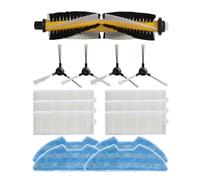 MezHi Roller Side Brush HEPA Filter Mop Cloth For VSLAM-811GB VSLAM-911SE Vacuum Cleaner Accessories (Color : B)