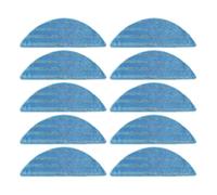 MezHi Roller Side Brush HEPA Filter Mops For M200/M201/ M501A/M520/M571/T700/U180 Robot Vacuum Accessories Kit Parts002 (Color : 10 Mops)
