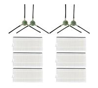 MezHi Roller Side Brush HEPA Filter Mops For M200/M201/ M501A/M520/M571/T700/U180 Robot Vacuum Accessories Kit Parts002 (Color : 006)