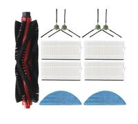 MezHi Roller Side Brush HEPA Filter Mops For M200/M201/ M501A/M520/M571/T700/U180 Robot Vacuum Accessories Kit Parts002 (Color : 009)
