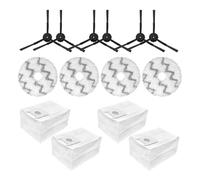 MezHi Side Brush HEPA Filter Mop Dust Bags Replacement For Roidmi EVA SDJ06RM Self-Cleaning Emptying Robot Vacuum Spare Parts (Color : 002)