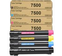 MEZOO Phaser 7500 Toner Cartridge High Yield Replacement Xerox 7500 106R01436 106R01437 106R01438 106R01439 Toner Cartridge Compatible for Xerox Phaser 7500 7500N 7500DN Printer(4-Pack,BK/C/M/Y)