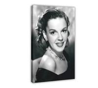 MEZUMI Actress Judy Garland 1 Canvas Poster Bedroom Decor Sports Landscape Office Room Decor Gift Frame-style 12x18inch(30x45cm)