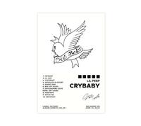 MEZUMI Lil Peep Crybaby Music Cover Canvas Poster Bedroom Decor Sports Landscape Office Room Decor Gift Unframe-style 12x18inch(30x45cm)