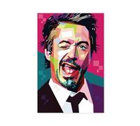 MEZUMI Robert Downey Jr. Art Canvas Poster Wall Art Decor Print Picture Paintings for Living Room Bedroom Decoration Unframe-style 12x18inch(30x45cm)