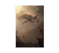 MEZUMI Subnautica Reaper Leviathan Game Canvas Poster Wall Art Decor Print Picture Paintings for Living Room Bedroom Decoration Unframe-style 12x18inch(30x45cm)