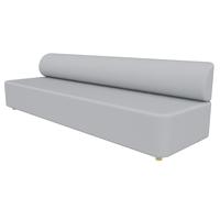 Mezza seating element with backrest Sofa Cascando
