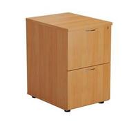 Mezzo 2 Drawer Filing Cabinet - Beech - TES2FCBE2