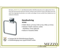 Mezzo Chrome Towel Ring Towel Holder Stainless Steel - Metal Towel Ring