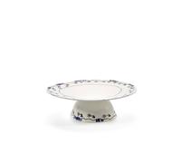 MF Cake Plate L White/ Blue