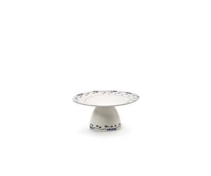 MF Cake Plate S White/ Blue