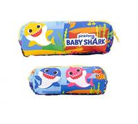 MF Children's Pencil Case Kids Character Marvel,Disney Rectangular Pencil Case for School (Baby Shark)