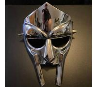 MF DOOM Face Mask Mad-villain Steel Face Mask Fancy Dress For Halloween Costume Gift