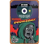 MF DOOM Framed CD Album Sign Operation Doomsday Hip Hop Rap Music Poster Print Tin Signs Retro Garage Plaque Decorative Living