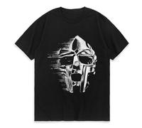 Mf Doom Madlib Madvillain Vintage T Shirt Summer Pure Cotton Black O-Neck Short Sleeve Tee Shirt Black 3XL