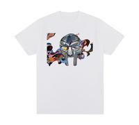 MF Doom Madvillain Nujabes Vintage T-Shirt Metaphorical Music Cotton Men T Shirt tee Tshirt Tops White M White S