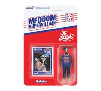 MF DOOM Supervillain Metalface Super7 ReAction Figure & Collectable Trading Card