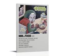 MF Doom MM..FoodWaterproof Poster Wall Painting Canvas Decorative Painting Suitable for Office Bedroom Decoration Living Room PosterFrame-style12x18inch(30x45cm)