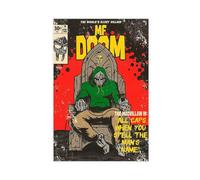 MF DOOM - Music Poster Canvas Poster Bedroom Decor Sports Landscape Office Room Decor Gift Unframe-style 12x18inch(30x45cm)