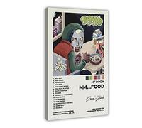 MF Doom Poster MM Food Album Cover Poster Canvas Poster Bedroom Decor Sports Landscape Office Room Decor Gift 12x18inch(30x45cm)