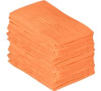 MF Flour Sack Kitchen Towels (Orange, 12 Pack), 100% Cotton 28 x 28 Inches Cloth Napkins, Multi Purpose Dish Cloth | Tea Towels | Kitchen Towels