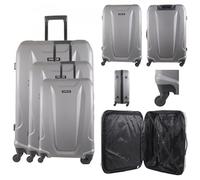 MF Handbags 3-Piece Hard Shell Luggage Set - 4-Wheel 360° Spinner Suitcases with Lightweight Durable Design, Combination Lock & Perfect Glide System (Iron Grey)