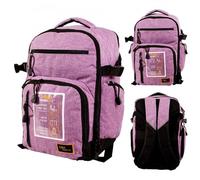 MF Handbags Ryanair Underseat Cabin 40x20x25cm | Lightweight Airline-Approved Hand Luggage | Travel Rucksack Fits Under Seat - Ideal for Ryanair & Budget Flights (Purple)