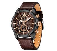 MF MINI FOCUS Men 模拟 石英 Watch with Leather Strap MF0161G