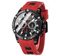 Mini Focus Mens Watches, Fashion Waterproof Analog Quartz Watch Men Chronograph Blue Silicone Sport Wristwatch ...