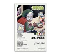 Mf MM Doom Mm..Food Album Cover Poster Decorative Painting Canvas Wall Posters And Art Picture Print Modern Family Bedroom Decor Posters 08x12inch(20x30cm)