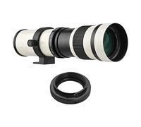 MF Super Telephoto Lens 420-800mm F 8 3-16 T Mount with EF-Mount Adapter Ring Universal 1 4 Thread for Canon EOS DSLR Cameras Ultra Multi Coating Manual Focus Metal Body