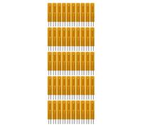 MF55 B3950 Thin Film Thermistor, 50PCS Insulated Thermal Resistor, Quick Response High Reliability Sensor with 0.15mm Insulated Film, for Communication Network Power Aerospace Auto