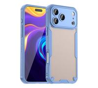 MFAOSHI Slim Case for iPhone 17 Pro Max/17 Pro/17 Air/17, Frosted Translucent Non Slip Phone Case All-inclusive Lens Protection Cover,Blue,17