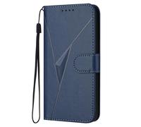 MFAOSHI Wallet Case for iPhone 17 Pro Max/17 Pro/17 Air/17, Magnetic Closure Flip Leather Phone Case with Card Holder Kickstand Cover,Blue,17