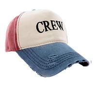 MFAZ Morefaz Ltd Boating Hat Baseball Cap Captain Army Military Drunk Sailor,Mariner,Galley Slave,Old See Dog (Crew)