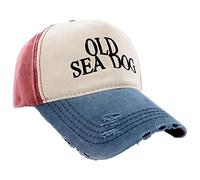 MFAZ Morefaz Ltd Boating Hat Baseball Cap Captain Army Military Drunk Sailor,Mariner,Galley Slave,Old See Dog (Old See Dog)