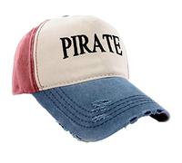 MFAZ Morefaz Ltd Boating Hat Baseball Cap Captain Army Military Drunk Sailor,Mariner,Galley Slave,Old See Dog (Pirate)