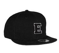MFAZ Morefaz Ltd Kids Adult Size Hats Snapback Flat Peak Hat Boy Girl Casual Baseball Cap A-Z Alphabet (E, Kids 4-14 Years)