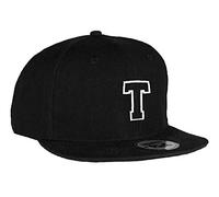 MFAZ Morefaz Ltd Kids Adult Size Hats Snapback Flat Peak Hat Boy Girl Casual Baseball Cap A-Z Alphabet (T, Adult)