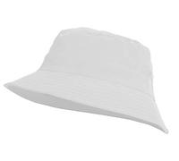 MFAZ Morefaz Ltd Kids Bucket Hat Youths Hats Summer Boy Girl Fisher Outdoor Sun Beach Hat Circumference 54cm (White 54cm)