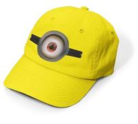 MFAZ Morefaz Ltd Minion Goggles Fancy Dress Costume Despicable Me Glasses Goggles Adult Yellow Cap Sticker One Two Eye