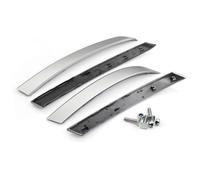 MFBGPVCVMM for BMW 5 Series M5 E60 E61 2004 2005 2006 Car Interior Front Rear Door Left Right Grip Handle Trim Cover Side Door Handle(Silver-4pcs)