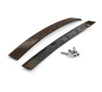 MFBGPVCVMM for BMW 5 Series M5 E60 E61 2004 2005 2006 Car Interior Front Rear Door Left Right Grip Handle Trim Cover Side Door Handle(Walnut-Front 2pcs)