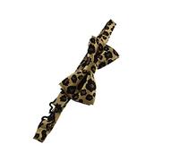 MFD Adult Gold Leopard Print Bow Tie