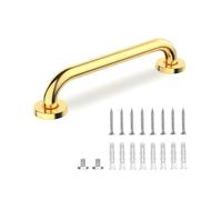 MFE Shower Grab Bar, 16 Inch 304 Stainless Steel Bathroom Grab Bar, Shower Handle Bath Handle, Safety Bars for Kitchen Bedroom Bathtub, Shower and Steps, Senior, Elderly, Handicap, Gold