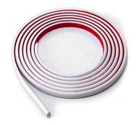 MFEIANQI 3M Rolls Flexible Moulding Trim coving for Ceilings upvc Trim Panelling kit Tile Edging Trim for Walls Edges, Borders, Window Frames, Backsplash Tiles, Flexible and Self Adhesive Trim